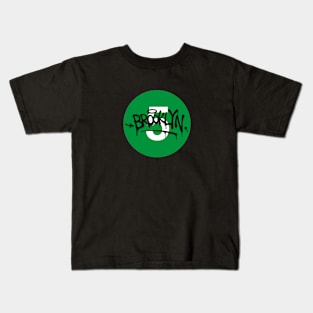 Brooklyn Bound 5 Train Kids T-Shirt